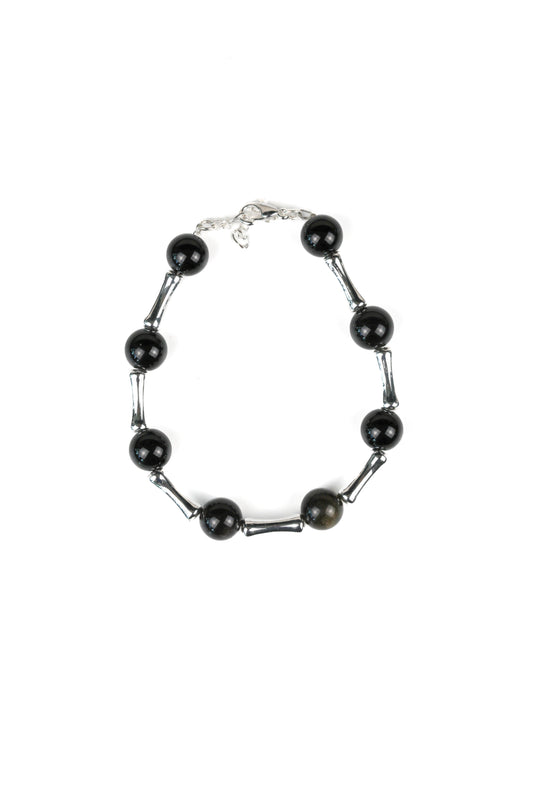 The Flow Bracelet: Obsidian