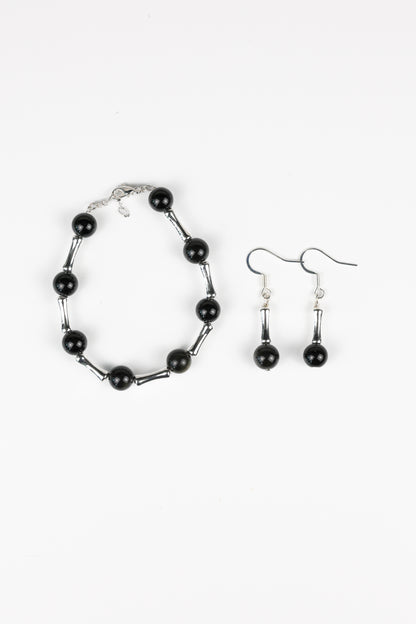 The Flow Bracelet: Obsidian