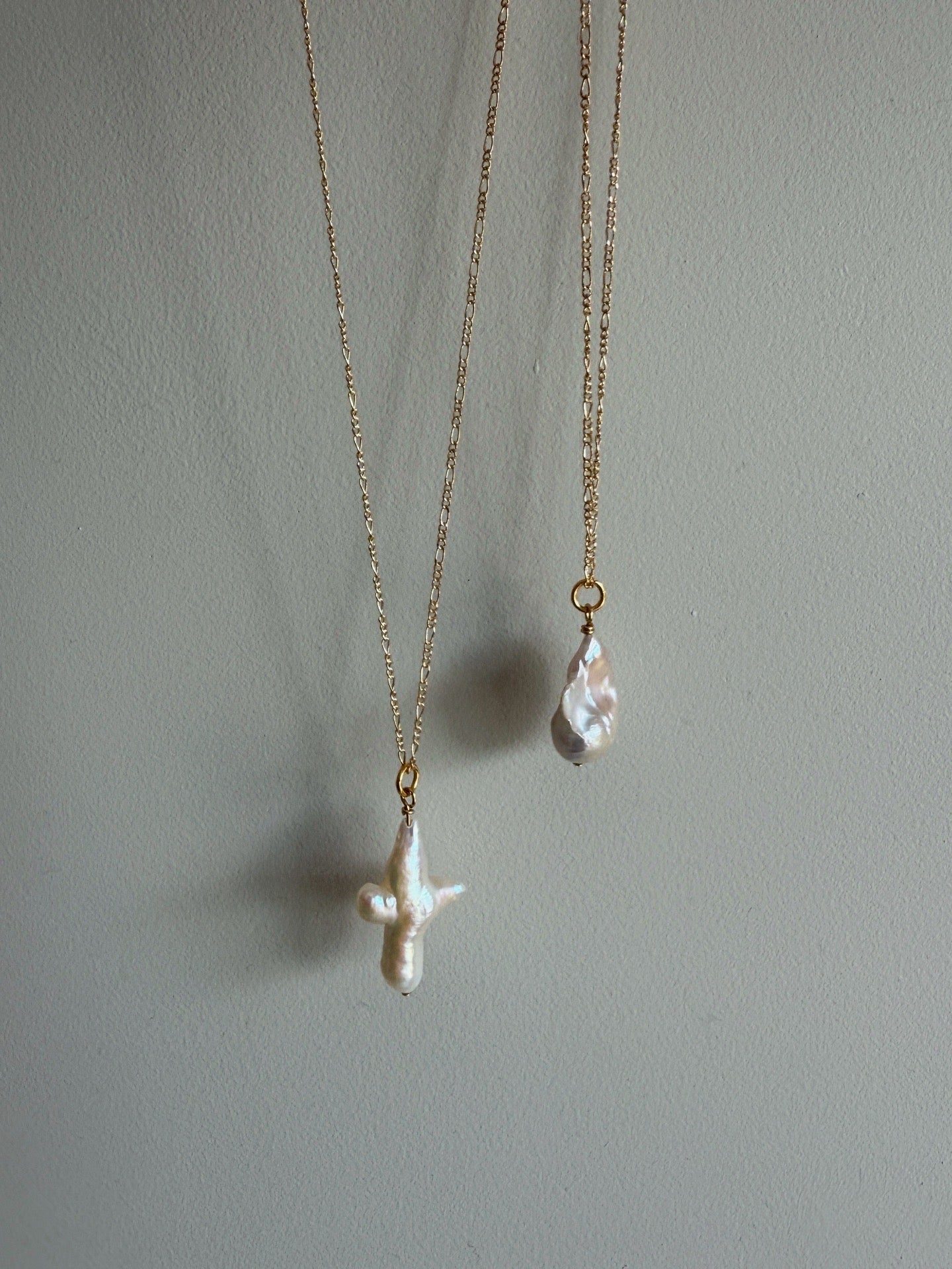Cross Pearl Pendant